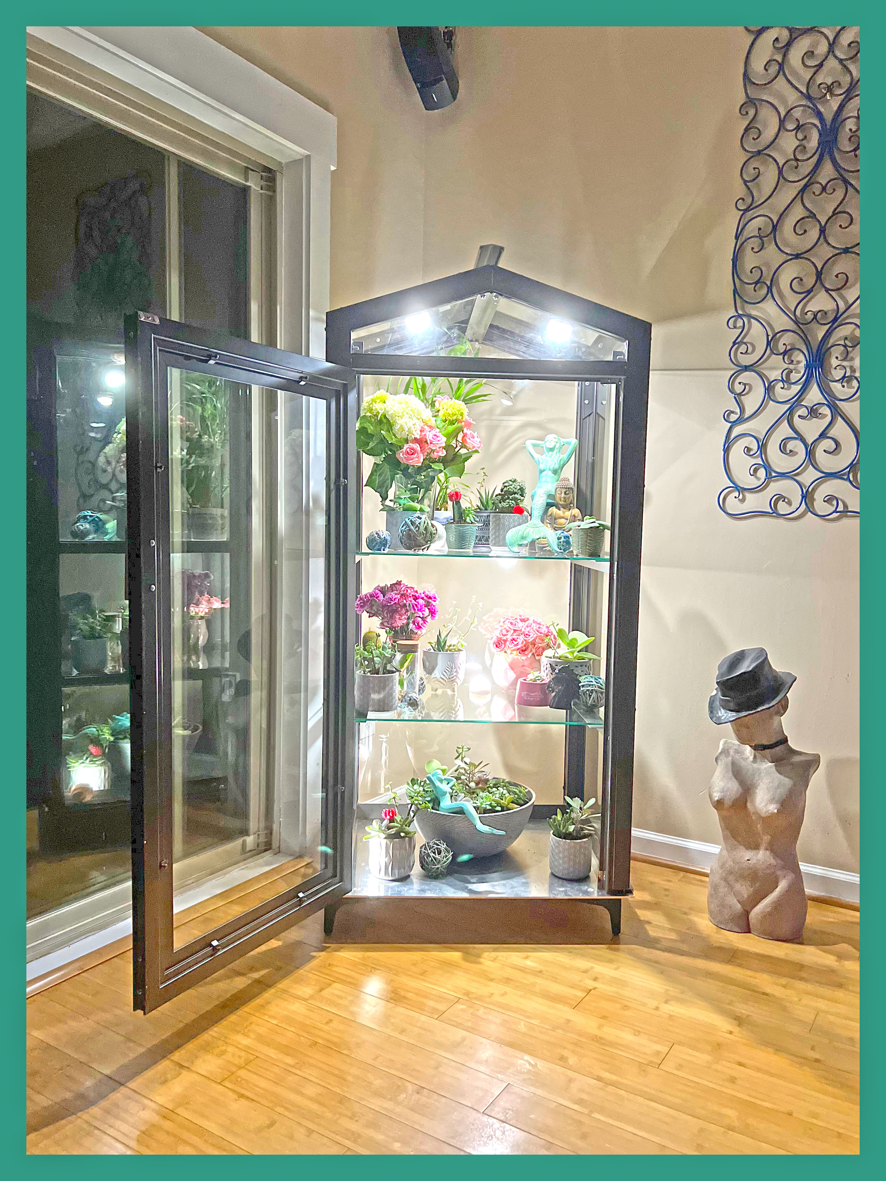 Janco Curio Glass Cabinet